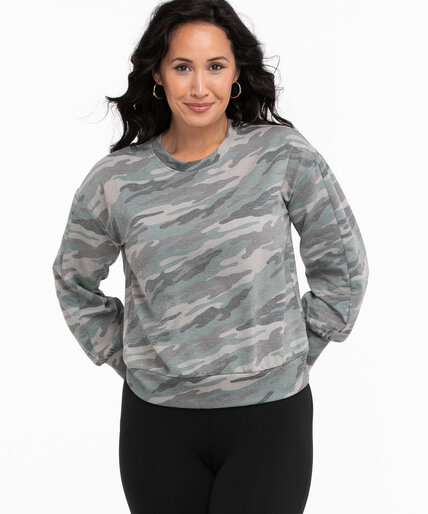 Camo French Terry Pullover Image 1