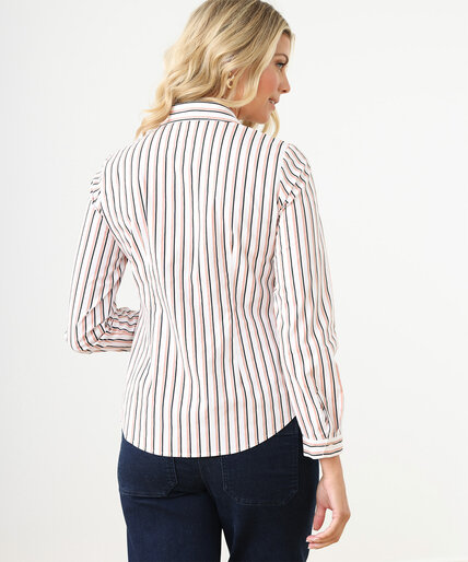Long Sleeve Button-Down Collared Shirt Image 3
