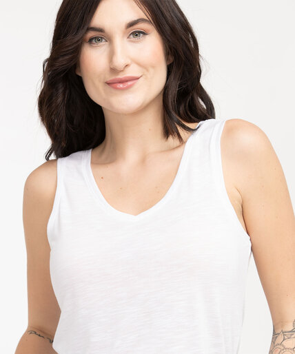 Relaxed V-Neck Tank Top Image 2