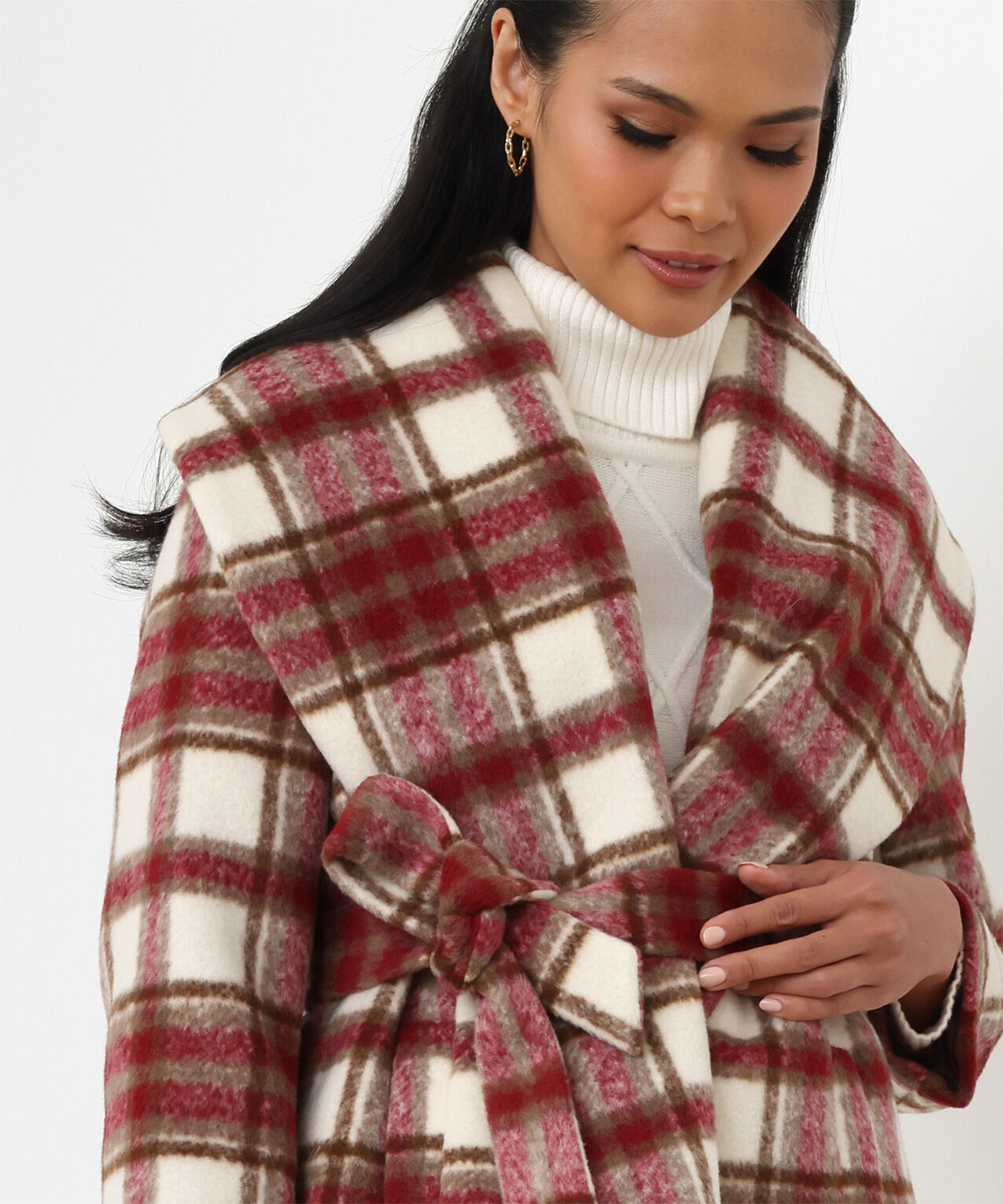 Petite wrap coat hotsell