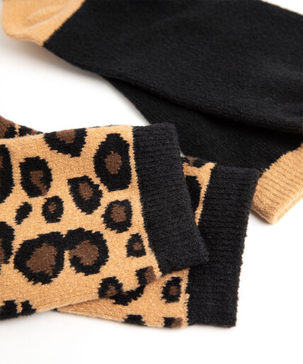 Super Soft Leopard Sock 2-Pack Image 2