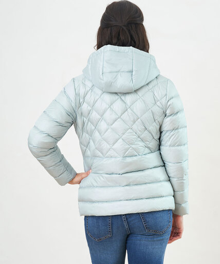 Pearlized Packable Down Coat Image 3