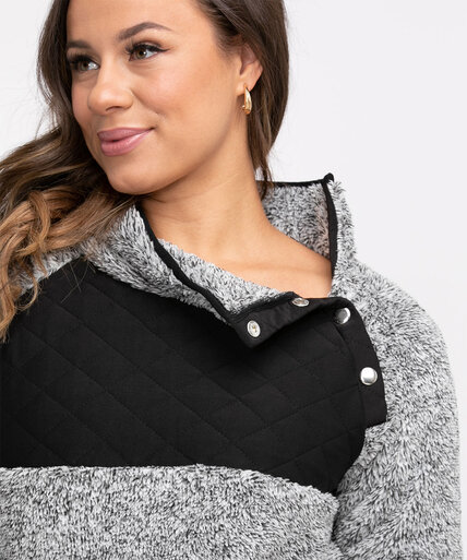 Mid Length Sherpa Pullover Image 3