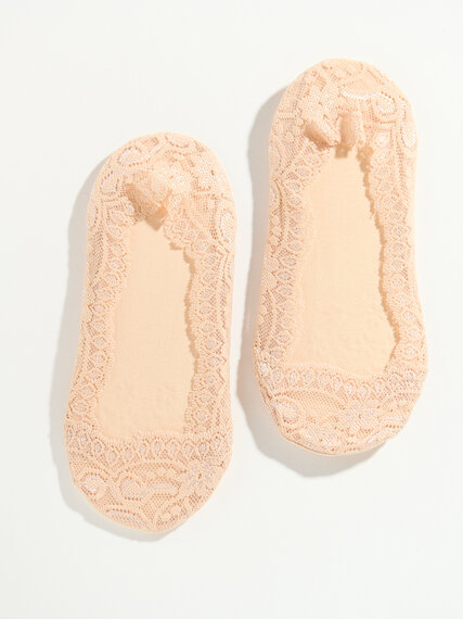 2-Pack No Show Socks with Lace Image 4