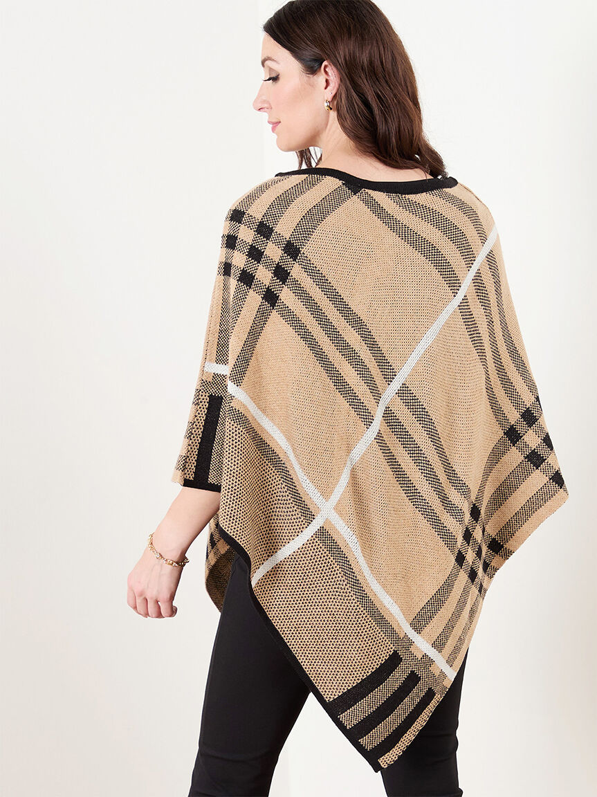 Knit poncho sweater discount