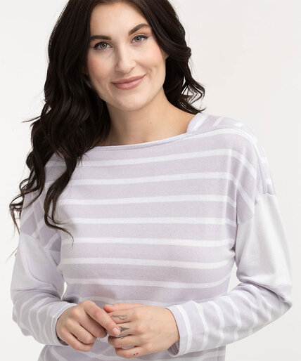 Long Sleeve French Terry Pullover Image 2