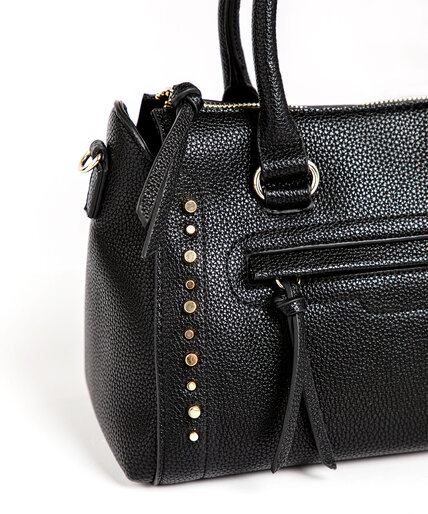 Black Gold Studded Handbag Image 4