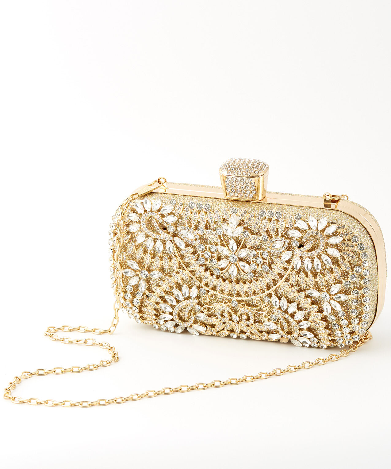Jewelled clutch bag online
