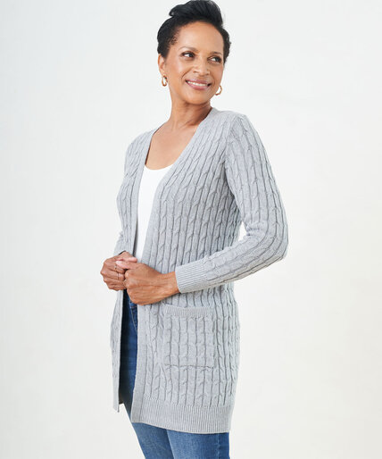 Cable Knit Cardigan Image 2