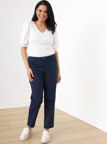 Lilly Slim Printed Ankle Jeans Image 3