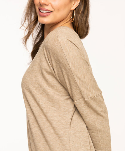 French Terry Long Sleeve Tunic Image 4