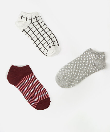 Patterned Ankle Sock 3-Pack Image 2