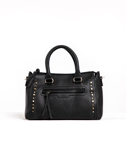 Black Gold Studded Handbag Image 1