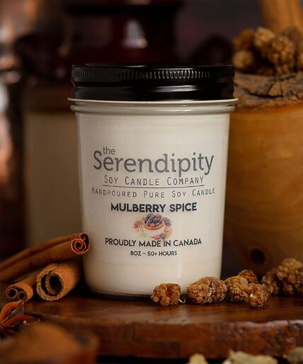 Mulberry Spice Soy Candle Image 2