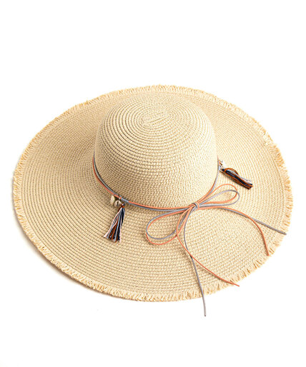 Wide Brim Straw Hat Image 1