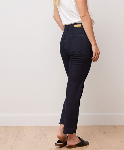 Emily Slim Crop Classic Rise Yoga Jeans Image 3