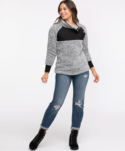 Mid Length Sherpa Pullover Image 2