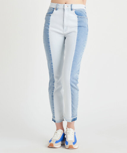 Dex Two-Tone High Rise Jean Image 1