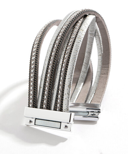 Multi-Strand Snap Bracelet Image 4