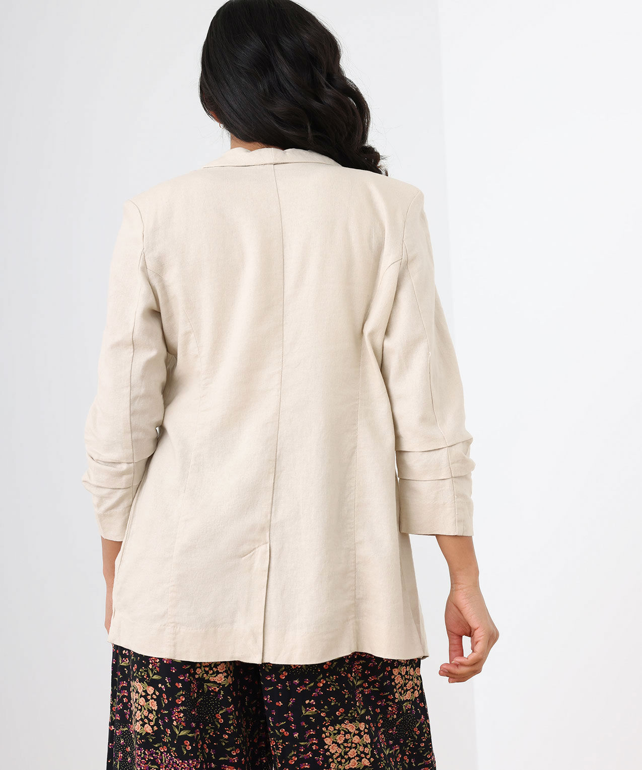 Low Impact Linen Blend Boyfriend Blazer Cleo 4000007771