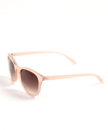 Rose Gold Trim Wayfarer Sunglasses Image 2
