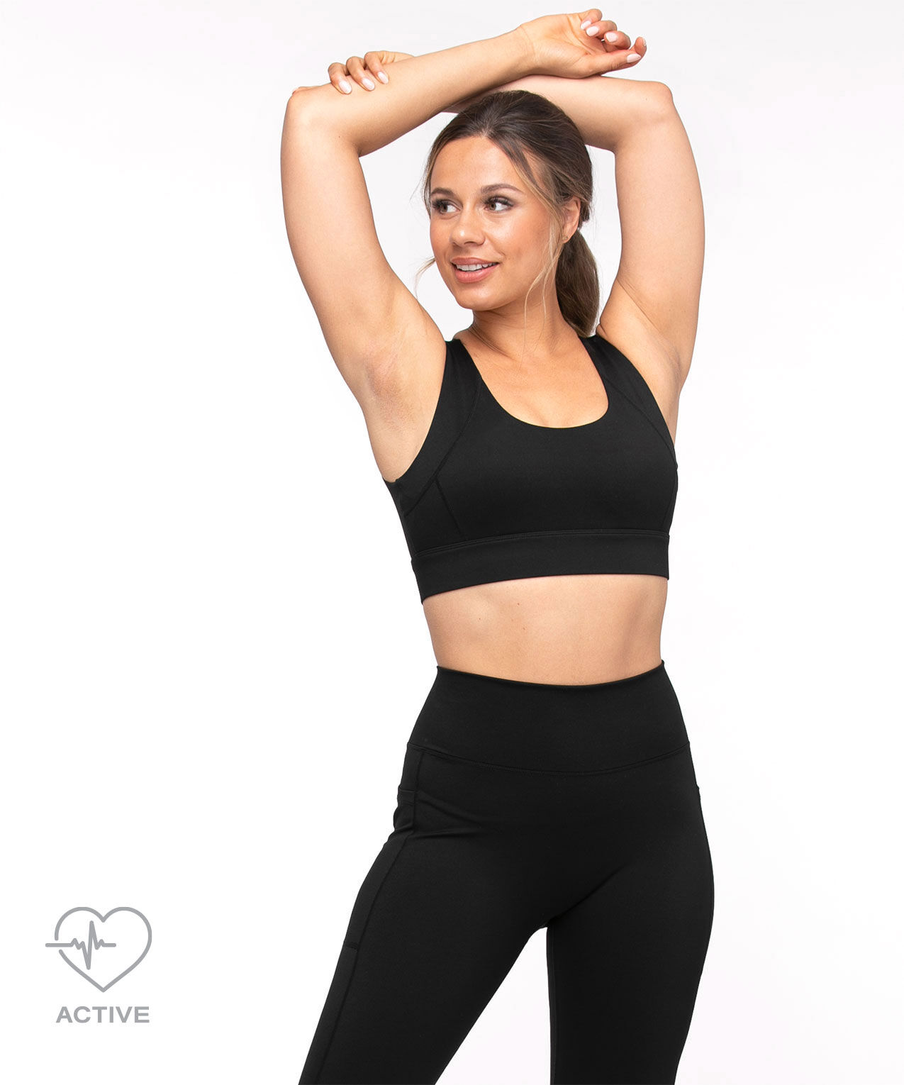 Scoop neck sports bra outlet