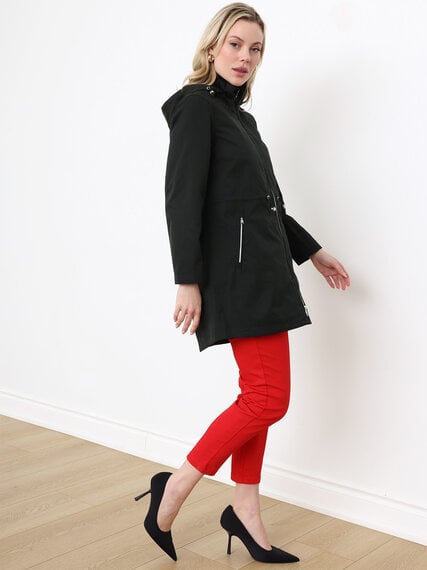 Petite Anorak Coat with Removable Hood Image 6