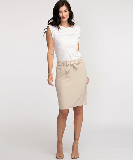 Pocketed Pencil Skirt Image 1
