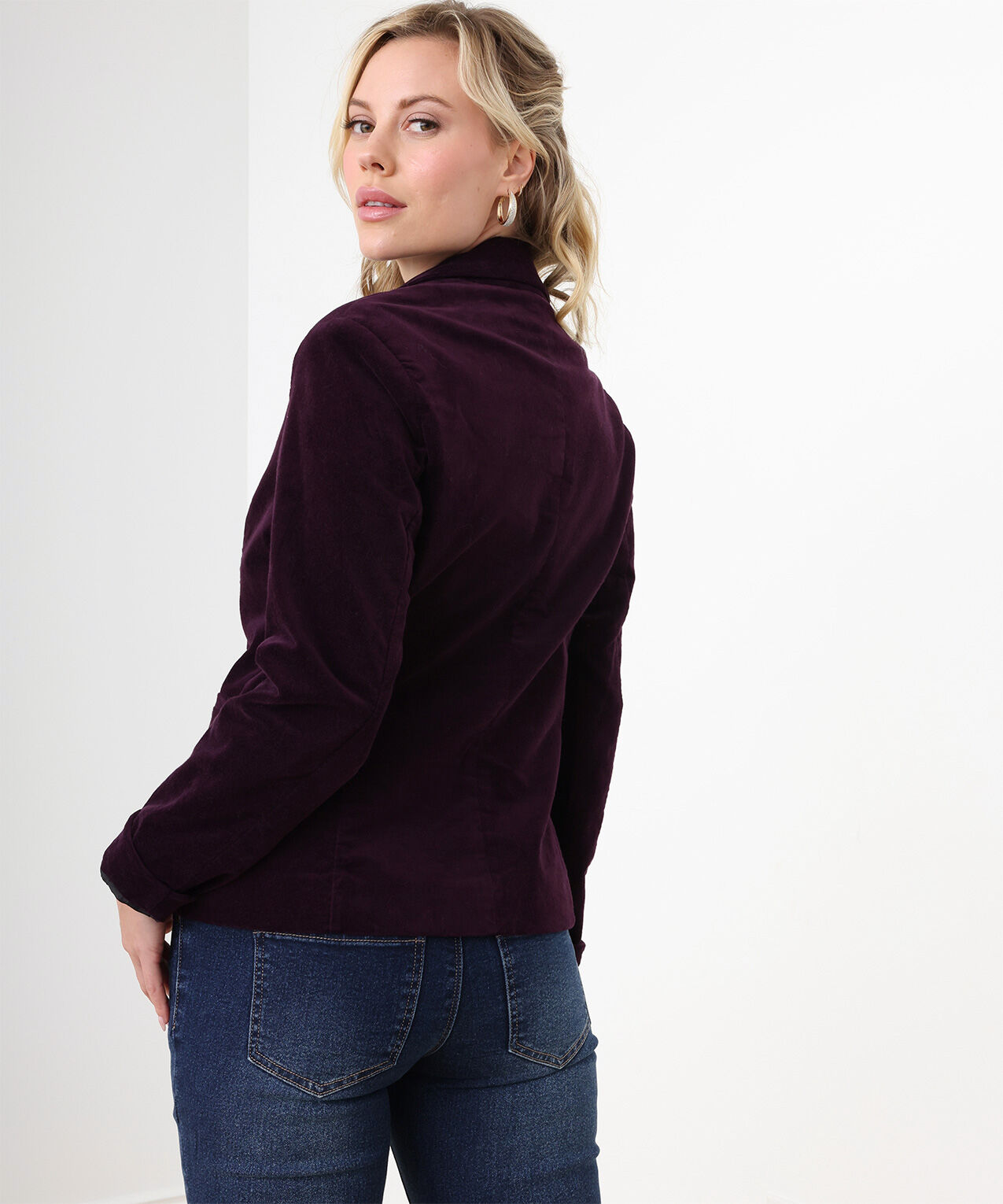 Petite cheap velvet jacket