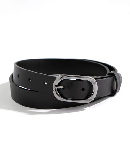 Slim Leather Belt Image 1