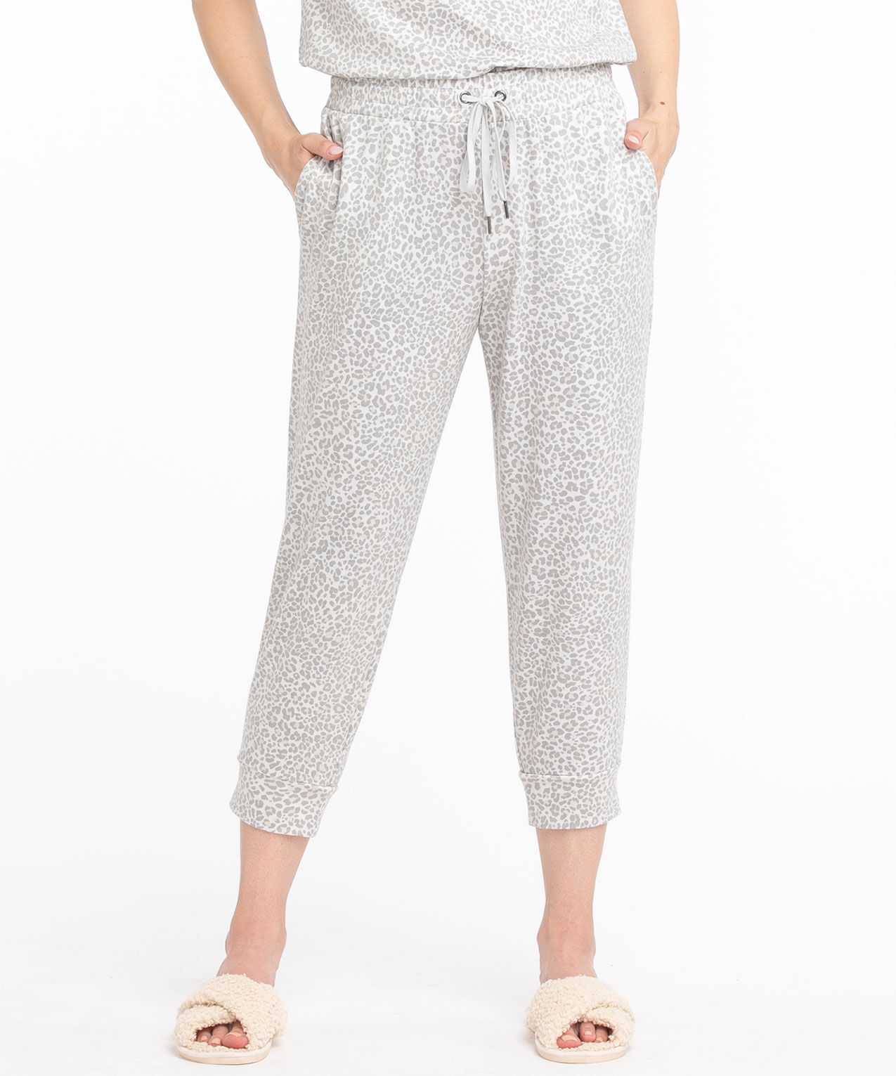 French Terry Capri Jogger Pant Cleo 4000003832
