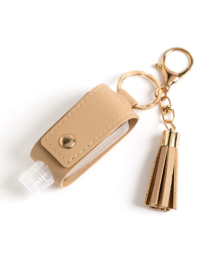 Hand Sanitizer Tassel Keychain Image 1
