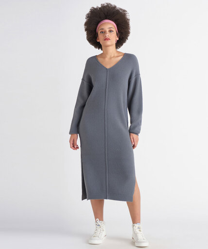 Dex V-Neck Sweater Dress Image 1