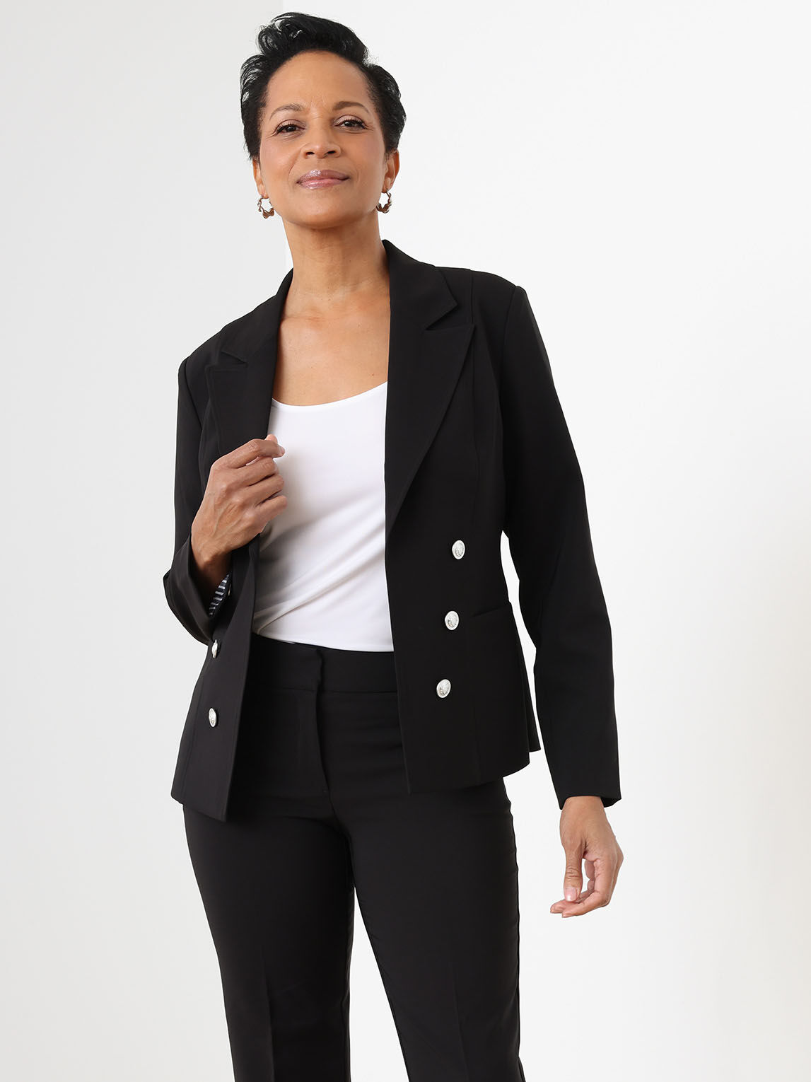 Black military blazer Cleo Black M