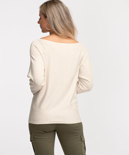 Low Impact Boat Neck Sweater Image 4