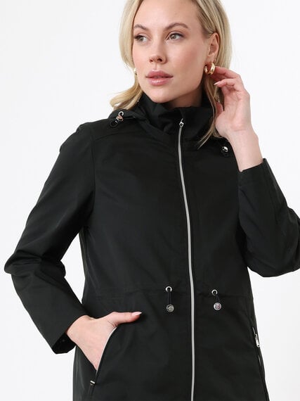 Petite Anorak Coat with Removable Hood Image 2