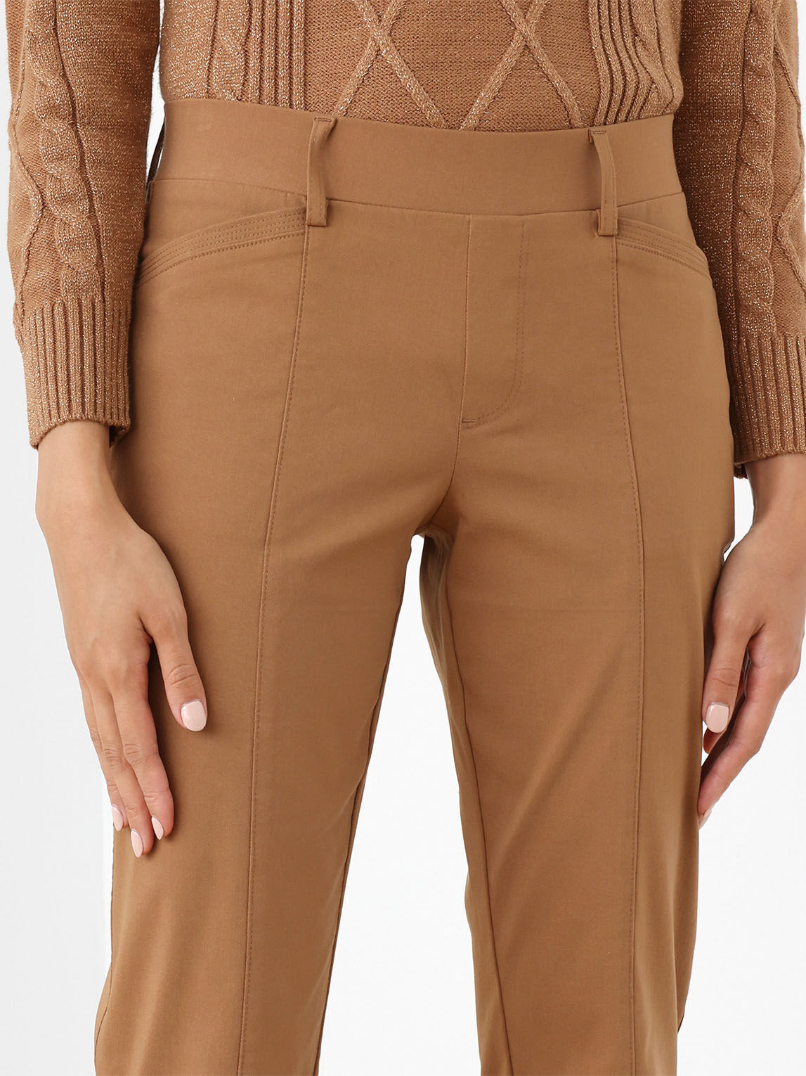 Pull on slim leg pants discount