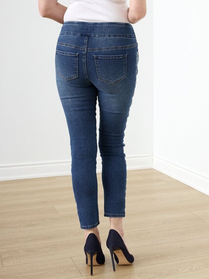 Side Trim Ankle Jeans  Image 5