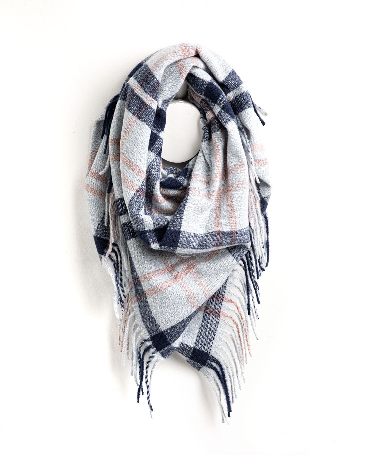 Plaid Square Scarf