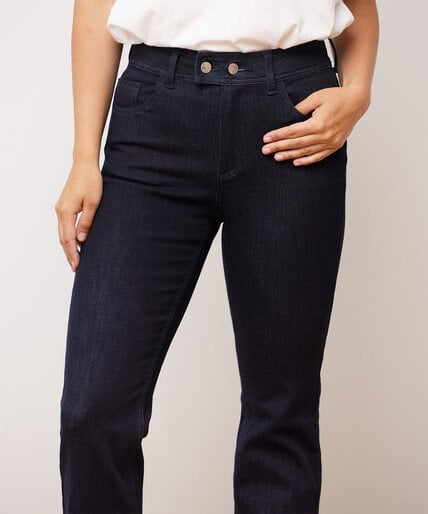 Emily Slim Crop Classic Rise Yoga Jeans Image 6