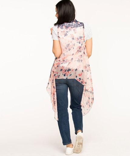 Soft Floral Sleeveless Cover-Up Image 3