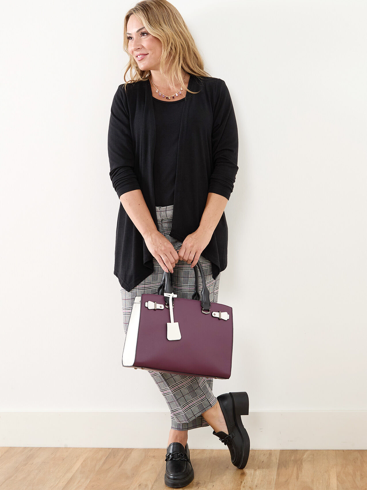 Large Colour Block Bag Cleo 4000010428