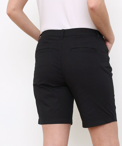 Poplin Mid-Thigh Shorts Image 3