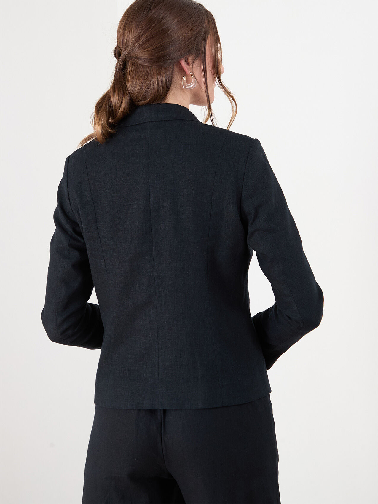 Topshop coco linen blazer on sale