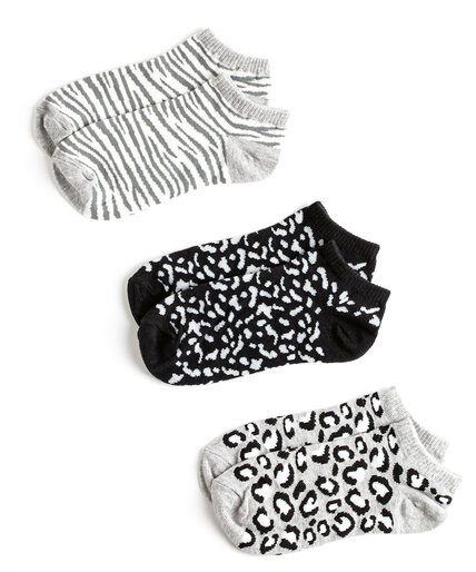 Animal Print Ankle Sock 3-Pack Image 1