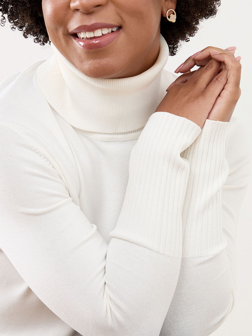 Petite turtleneck sweater discount