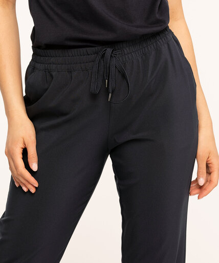 Pull On Drawstring Ankle Pant Image 3