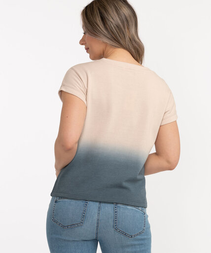 Dip-Dyed French Terry Pullover Image 3