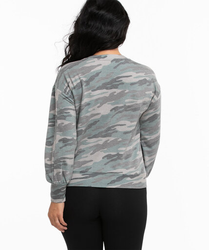 Camo French Terry Pullover Image 3