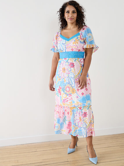 Petite Multi Print Maxi Dress by Luxology Image 5
